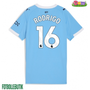 Manchester City Rodri Hernandez #16 Hemmatröja Kvinnor 2025-26 Kortärmad